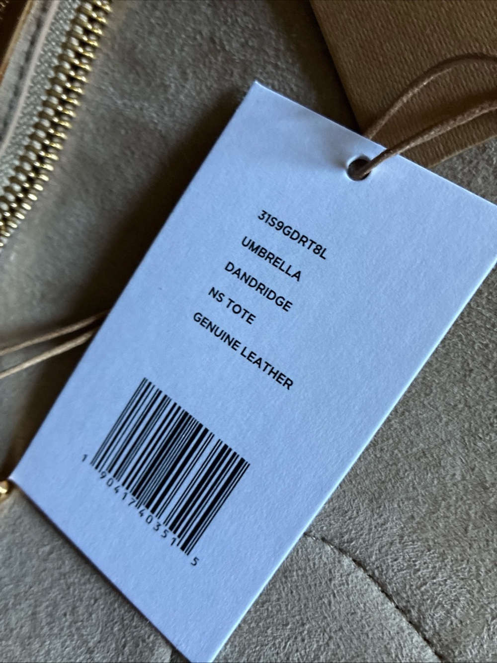 Michael Kors Collection Dandridge Umbrella Tote Bag NWT - Picture 9 of 10